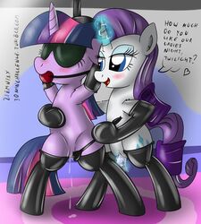 friendship_is_magic my_little_pony raritwi rarity_(mlp) smooth_skin twilight_sparkle_(mlp) ziemniax