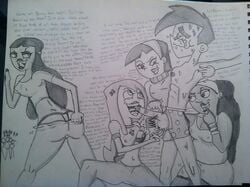 1boy 4girls asian big_penis breasts collaredkid05 crossover danny_fenton danny_phantom dark-skinned_female dark_skin female human interracial male multiple_girls nickelodeon paulina_sanchez sex star_(danny_phantom) straight straight_hair the_fairly_oddparents thong trixie_tang valerie_gray