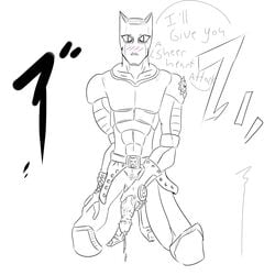 diamond_is_unbreakable jojo's_bizarre_adventure killer_queen male male_only stand_(jjba) tagme