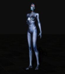 1girls 3d anorexianevrosa asari female female_only garry's_mod mass_effect samara solo