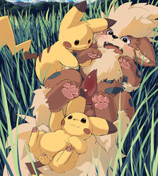 growlithe lando male_only nintendo pikachu pokemon pokemon_(species) tagme