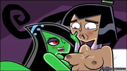 danny_phantom desiree female female_only ghost ghost_girl green_skin human multiple_females multiple_girls sam_manson tagme toongrowner