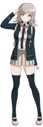 danganronpa danganronpa_(series) danganronpa_2:_goodbye_despair flats fully_clothed mary_janes nanami_chiaki nanikairu pasya-pasya tagme teenager third-party_edit