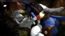 alolan_ninetales anthro canine female furry lucario male male/female missionary_position ninetales no_sound outdoors penis pokemon pokemon_(species) pussy sex sfm source_filmmaker straight tagme tail video yamimarik1994