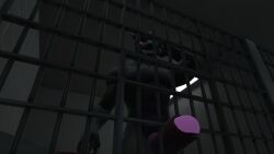 big_penis dragon ender_dragon erect_penis erection furry glowing_genitalia hi_res jail jail_cell male male_only muscular muscular_male penis scalie solo vrchat vrchat_avatar