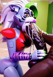 3d ai_generated cum_in_mouth cum_leaking dark-skinned_male five_nights_at_freddy&#039;s five_nights_at_freddy&#039;s:_security_breach fnaf huge_cock hyper_penis leaking_cum oral oral_creampie oral_penetration oral_sex roxanne_wolf_(fnaf) will_of_ai