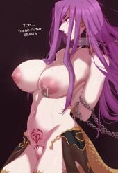 fate/grand_order fate_(series) female female_only gorgon_(fate) nipple_piercing pussy todding