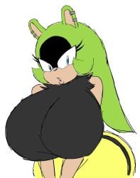 big_breasts curvy momiji_(artist) surge_the_tenrec