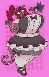 big_breasts breasts dapper_little_arts female furry huge_breasts maid_outfit tagme thick_thighs wide_hips