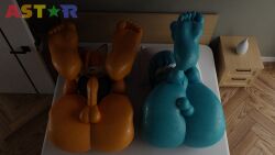 16:9 2boys 3d 4k absurd_res anthro ass ass_up balls bed bedroom big_ass big_butt big_feet blender_(software) blue_body blue_fur bodily_fluids bubble_butt closed_eyes clothing digital_media duo english_text feet femboy fennec fennec_fox fox fur furniture gay genitals hi_res huge_ass huge_feet idw_publishing kitsunami_the_fennec large_ass legs_up male male/male male_only mammal miles_tails_prower orange_body orange_fur penis pillow sega sleeping sonic_(series) sonic_the_hedgehog_(comics) sonic_the_hedgehog_(idw) sonic_the_hedgehog_(series) sparkliiastor sweat sweaty sweaty_body sweaty_butt sweaty_feet tails_the_fox text thick_thighs tired true_fox watermark wide_hips widescreen