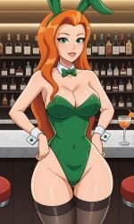 ai_generated alternate_costume bonnieaiart breasts bunnysuit cartoon_network deviantart deviantart_link female female_only nai_diffusion sam_(totally_spies) solo stable_diffusion teletoon totally_spies