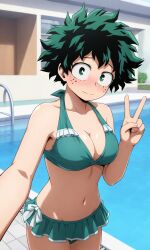 female deku fan art