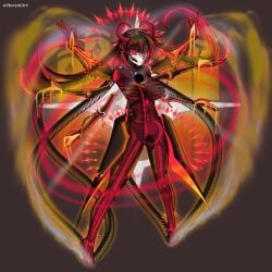 big_breasts clear_body female gijinka haxial honkai:_star_rail irontomb_(honkai:_star_rail) machine multiple_arms robot robot_girl rule_63 skeleton tagme translucent
