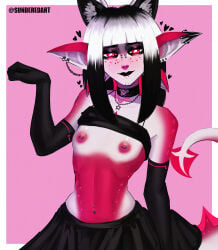 alien alien_girl cat_ears junjira_(species) sa'asha_(sundered) sundered tagme tail