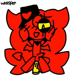 arms_behind_head arms_held_back arms_up blushing blushing_at_viewer demon_tail demon_wings dildo dildo_in_ass dildo_sitting fluffy_hair long_hair looking_at_viewer red_body red_hair red_penis red_skin small_penis smiling smiling_at_viewer watermark wings yellow_dildo yellow_sclera
