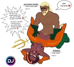 aquaman dc_super_hero_boys dc_super_hero_girls djpaint96-ii vixen_(dc)