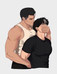 2boys age_difference artist_request batcest batman_(series) bruce_wayne brujay dc dc_comics father_and_son gay gay_domination incest jason_todd mature_male tagme