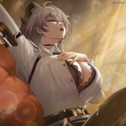 big_breasts cleavage clothed haxial tagme wuthering_waves zani_(wuthering_waves)