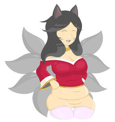 ahri fur furry_tail humanoid kemonomimi league_of_legends multiple_tails purplescarf tagme tail