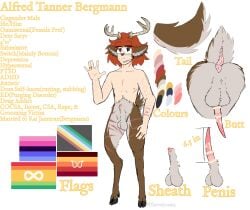 absurd_res acne adam's_apple adhd adhd_pride_colors alfred_tanner_bergmann animal_genitalia animal_humanoid animal_penis antlers anus arm_scar autism_symbol backsack balls biped braces brown_body brown_fur butt cervine cervine_genitalia cervine_humanoid cervine_penis cloven_hooves colored deer deer_ears deer_humanoid deer_nose dewclaw digit_ring digital_drawing_(artwork) digital_media_(artwork) disability_pride_colors ear_piercing ear_tuft english_text european_mythology eyewear femboy fingers freckled_face freckles fur fuzzy_balls genitals glasses greek_mythology hair hi_res hooves horn humanoid hybrid ibispaint_(artwork) jewelry leg_scar lgbt_pride looking_at_viewer male mammal mammal_humanoid medial_ring model_sheet multicolored_body multicolored_fur multicolored_penis mythological_creature mythology nerd neurodiversity_pride_symbol new_world_deer nipples nude omnisexual_pride_colors orange_hair penis piercing pink_nipples pride_colors ring satyr scar scars_all_over scut_tail self-harm_scars sheath short_tail signature simple_background small_penis smegma smegma_in_sheath smegma_on_penis smile solo tail teeth text thigh_scar tuft wearing_glasses wedding_ring white-tailed_deer willowshroom