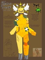 1girls die_of_death_(roblox) female_only harken_(die_of_death) paperguy17 pixel_art roblox roblox_game self_upload tagme wings_on_head