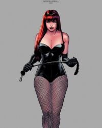 1female 1girl 1girls adult adult_female big_boobs black_lipstick boobs breasts dominant dominant_female dominatrix elbow_gloves female female_only femdom fishnet fishnet_legwear fishnet_pantyhose fishnet_stockings fishnet_thighhighs fishnets ginger ginger_female ginger_hair gloves hourglass_figure hourglass_figured_female leather leather_clothing leather_gloves long_gloves looking_at_viewer marvel marvel_comics mary_jane_watson red_hair redhead redhead_female redheaded_female redrollerball riding_crop spider-man_(series) thick_thighs thighs whip