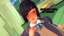 1boy 1girl 3d 3d_model 3d_render childhood_friend comic_page dialogue female koikatsu light-skinned_female light_skin love lovers male nanami_yamato original school_girl spidey-dude story text wholesome