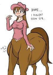 belly centaur centauress centauride clothing equine female horse taur vore