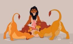 absurd_res animal_genitalia animal_penis anus ass_up ball_lick balls big_balls big_penis bodily_fluids brother_(lore) brothers_(lore) caraluca cum cum_from_ass cum_in_ass cum_inside cum_on_penis digital_media_(artwork) disney erection eye_scar facial_scar father_(lore) father_and_child_(lore) father_and_son_(lore) feet felid feline_genitalia feline_penis feral feral_on_feral fur genital_fluids genitals group group_sex half-closed_eyes hi_res incest_(lore) leaking_cum licking lion lipsticking male male/male male_feral mammal mane mature_feral mature_male mufasa narrowed_eyes nephew_(lore) oral pantherine parent_(lore) parent_and_child_(lore) parent_and_son_(lore) paws penile penile_spines penis penis_tip raised_tail scar scar_(the_lion_king) sex sheath sibling_(lore) simba_(the_lion_king) sitting smile son_(lore) tail tail_anus tail_tuft teeth the_lion_king threesome toes tongue tongue_out trio tuft uncle_(lore) uncle_and_nephew_(lore)