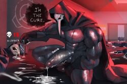 abs balls bara big_ass big_balls big_penis cum erection exactlyexact gay huge_cock male male_only mask masked masked_male masturbation muscular muscular_male muscular_thighs penis scp-049 scp_foundation solo yaoi