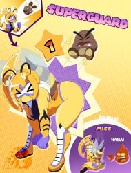 1girls ass attack bee bee_girl big_ass big_boobs big_breasts big_butt boobs breasts butt female_only fit fit_female goomba leotard mario_(series) mask masked masked_female nintendo oc original_character pain paper_mario shadowscarknight solo solo_female solo_focus super_mario_bros. tagme