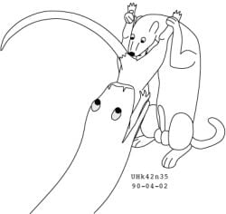 1990 animal_genitalia assisted_vore ball_bite balls bite black_and_white castration cock_and_ball_torture dated feral feral_pred feral_prey forced forced_castration fur genital_mutilation genital_torture genitals group head_first larger_pred long_sheath low_res male male/male male_pred male_prey mammal monochrome murid murine mustelid musteline mutilation nude_male nude_pred nude_prey open_mouth pain partially_inside rat reptile rodent scalie sheath simple_background sitting size_difference snake tail trio true_musteline unwilling_prey urbanhermit vore weasel white_background willing_pred