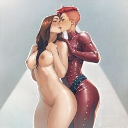 2girls ai_generated big_ass big_breasts big_thighs breasts curvaceous curvy curvy_figure digital_media_(artwork) female hips hourglass_figure huge_ass huge_breasts huge_thighs large_ass large_breasts large_thighs legs light-skinned_female light_skin marvel marvel_comics marvel_girl mutant mutant_(marvel) peter_parker petra_parker phoenix_(x-men) phophopho rachel_summers rule_63 slim_waist spider-girl spider-man spider-man_(series) telepath thick thick_hips thick_legs thick_thighs thighs voluptuous waist wide_hips wide_thighs x-men yuri
