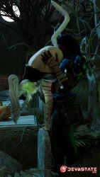 1boy 1girl 3d 3d_render alien arbitor argus_frost ass_on_face aster_frost bangs barefoot bent_over blue_eyes cat_ears cat_girl cat_tail catgirl cemetery curvy dark-skinned_male devastate_xiii eating_out eating_pussy eyebrows eyelashes female flexible_female frost_sectarus glowing_eyes grave graveyard halloween halloween_costume hugging_own_legs interracial jiangshi_costume krenarian large_breasts light_skin long_hair male married_man married_woman moonlight natural_breasts necklace necromancer obsidian_frost on_tiptoes open_mouth open_mouth_tongue_out prayer_beads red_ribbon runes sidelocks spellbook tagme tail talisman thick_thighs tombstone tongue_out uncensored unusual_pupils white_hair