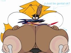 big_ass big_breasts blazin_fox breasts bubble_butt busty_boy cleavage huge_ass huge_breasts hyper_breasts nipples tagme thick_thighs wide_hips