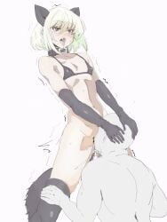1femboy 2boys ahe_gao all_the_way_to_the_base androgynous anon bikini bikini_top black_legwear bob_cut bottomless cat_boy cat_ears cat_tail catboy collar crossdressing cum cum_in_mouth cumming fake_animal_ears femboy femboy_on_male femboydom feminine_faced_male feminine_male gay gay_sex head_grab lio_fotia long_gloves male_sucking_femboy oral oral_sex petite petite_body petite_male pleasure_face pleasured_face promare short_hair short_male slim slim_male slim_waist stockings thighhighs thin_waist twink yaoi