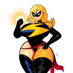 1girls azerotyh big_boobs big_breasts blonde_hair blonde_hair_female boobs breasts captain_marvel carol_danvers curvaceous curvy curvy_body curvy_figure female_only gloves huge_boobs huge_breasts long_hair long_hair_female marvel marvel_comics mask masked masked_female ms._marvel ms._marvel_(carol_danvers) solo solo_female solo_focus superhero superhero_costume superheroine superpowers tagme thick_thighs thighhighs thighs tits