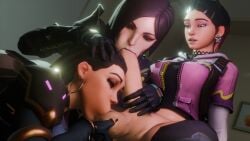 1futa 1futanari 2females 2girls 3d backpack balls blowjob blowjob_face cheeks_inflation choker clothed clove_(valorant) cock earrings female females futanari grabbing_balls grabbing_balls_with_one_hand grabbing_penis grabbing_testicles group group_sex hairpin hand_on_head jacket matty_vd matty_vd necklace nonbinary oral oral_sex penis reyna_(valorant) riot_games sex spread_legs sucking_balls sucking_testicles testicles thighhighs thighs valorant viper_(valorant)