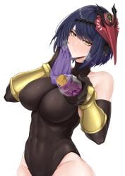 1girls deroo female genshin_impact kujou_sara solo solo_female tagme