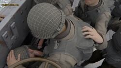 army blowjob exhibitionism gay gay_male gay_sex group group_sex male medal_of_honor_airborne military oral oral_sex orgy outdoors soldier soldiers tommys_eagle_hq uniform ww2