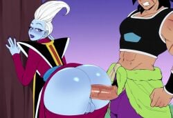 2boys ai_generated anal anal_sex anal_sex ass big_ass big_penis blue_skin broly_(dragon_ball_super) dragon_ball dragon_ball_super fellas femboy gay girly male male/male muscular muscular_male novelai penis sex taller_male trap whis white_hair yaoi