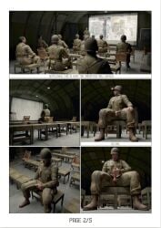 army comic comic_page comic_panel gay gay_male gay_sex jerking_off jerkingoff male masturbation medal_of_honor_airborne military soldier tommys_eagle_hq uniform ww2