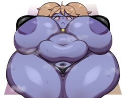 1girls alternate_version_available areolae big_areola big_breasts bikini blonde_hair breasts breasts_bigger_than_head choker chubby chubby_female clothing curvaceous curvy curvy_figure female female_only huge_breasts league_of_legends long_hair looking_at_viewer low-angle_view mostly_nude musk musk_clouds neckwear pink_eyes plump poppy pubic_hair pussy_juice pussy_juice_drip riot_games ryukinoodle shortstack solo solo_female steam steaming_body steamy_pussy thick_thighs twintails voluptuous voluptuous_female wet_pussy white_background wide_hips yordle