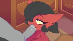 animated bodily_fluids cassue cum cum_in_mouth cum_inside cum_splatter cum_string deep_throat demon dominant dominant_female duo erection fellatio female female_focus female_penetrated gardevoir generation_3_pokemon genital_fluids genitals humanoid humanoid_penetrated infinite_cum infinite_genital_fluids looking_up male male/female male_penetrating male_penetrating_female nintendo not_furry oral oral_penetration penetration penile penile_penetration penis pokemon pokemon_(species) rime_the_vixen sex short_playtime solo_focus