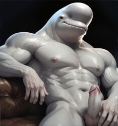 ai ai_generated beluga cetacean delphinoid mammal marine monodontid toothed_whale