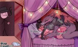 anthro anthro_penetrating anthro_penetrating_human bodily_fluids claws closed_eyes cum cum_in_pussy cum_inside ejaculation erection female female_on_anthro female_penetrated generation_5_pokemon genital_fluids genitals group haru_cruyff human human_on_anthro human_penetrated humanoid_genitalia humanoid_penis interspecies male male/female male_penetrating male_penetrating_female mammal meme moan nintendo onomatopoeia penetration penis pokemon pokemon_(species) pokephilia pussy_ejaculation sex sound_effects sweat sweatdrop text trio uterus vaginal_fluids vaginal_penetration zoroark