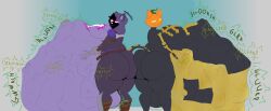 anthro belly breasts female female_pred fortnite fortnite:_battle_royale furry furry_female pred pumpkin_cat_(fortnite) raven_team_leader shadownight vore vore_belly weight_gain