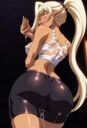 1girls ai_generated ass ass_focus big_ass bike_shorts blonde_female blonde_hair blonde_hair_female chloe_(kuroinu) civitai cleft_of_venus cloe_(kuroinu) dark-skinned_female dark_elf dark_skin dark_skinned_female elf elf_ears elf_female elf_girl female female_focus female_only grool hylian_r34 jojo_pose jojo_reference kuroinu kuroinu_~kedakaki_seijo_wa_hakudaku_ni_somaru~ long_hair meme pointy_ears ponytail pussy_visible_through_clothes pussy_visible_through_shorts pussy_visible_through_spats rear_view red_eyes round_ass see-through see-through_clothing see-through_shirt see-through_top shiny_clothes skin_tight skin_tight_shorts skindentation sole_female solo solo_female spats tagme tank_top wet wet_clothes wet_shirt yoga_shorts