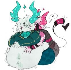 ashamed belly_rub big_belly chubby_male groaning_belly koi_567 male male_only medkit_(phighting) overweight_male phighting roblox sex_in_clothing subspace_(phighting) twink