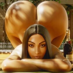 1girls 2025 3d 3d_(artwork) 3d_model ass ass_bigger_than_head ass_body big_butt black-haired_female black_hair blender_(software) brown-eyed_female brown_eyes brown_hair celebrity champagne dat_ass detailed_background drakepowers drink epic_games face_down_ass_up female female_focus female_only fortnite fortnite:_battle_royale front_facing_with_ass huge_butt kim_kardashian kim_kardashian_(fortnite) large_ass long-haired_female long_hair looking_at_viewer older_female outdoor_nudity outdoors pool real_person solo solo_female solo_focus tan-skinned_female tan_body tan_skin thick_ass thick_thighs wet_body